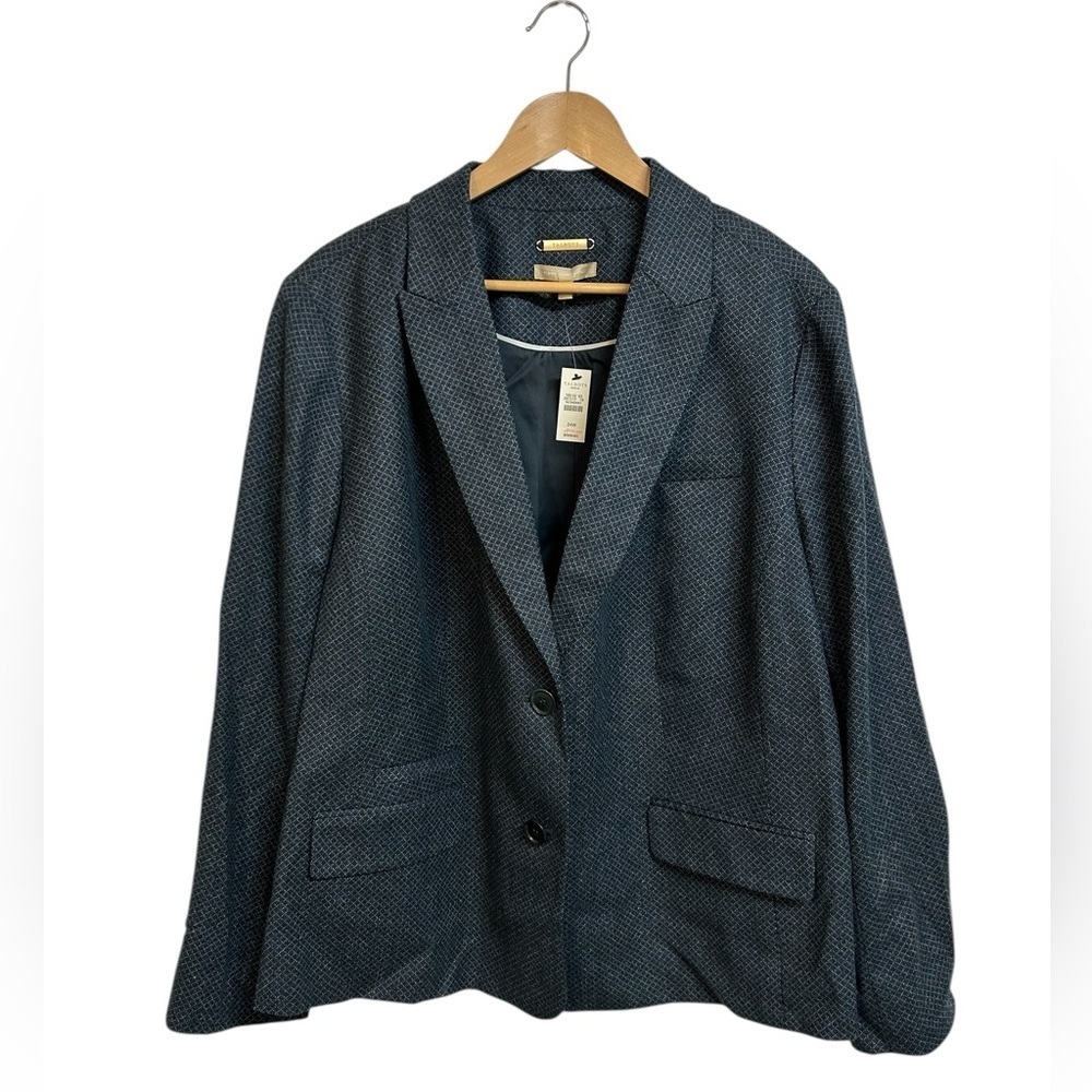 Talbots Italian Wool Blazer Jacket Size 24W NWT - Picture 7 of 7